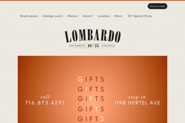 ristorantelombardo.com site used Lombardo-bootstrap