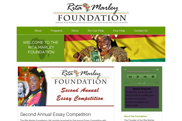 ritamarleyfoundation.org site used Ritamarley