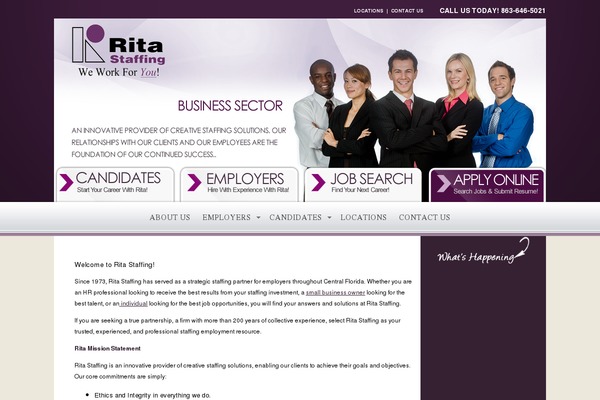 ritastaffing.com site used Ritastaff