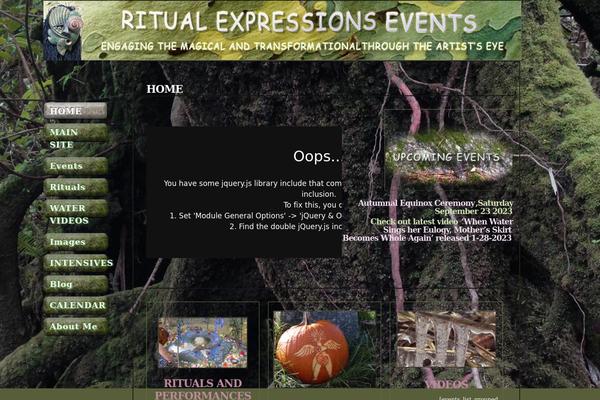 ritualexpressionsevents.org site used Rivo