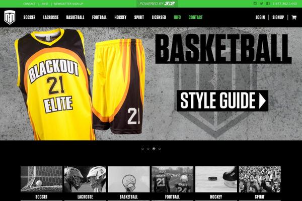 rivalathletics.com site used Rival-template