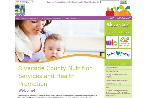 rivco-nutrition.org site used Wic