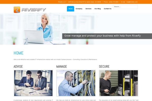 WordPress website example screenshot