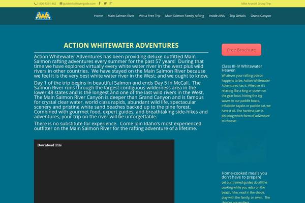 WordPress website example screenshot