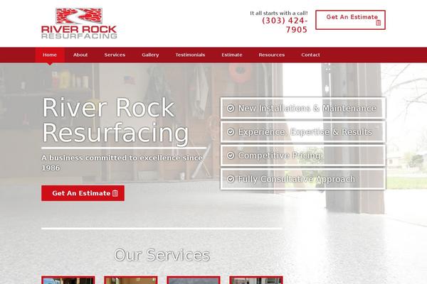 riverrockresurfacing.com site used Dev
