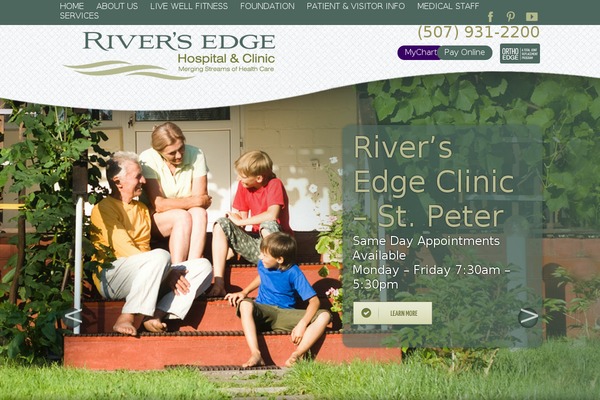 riversedgehealth.org site used Rivers-edge