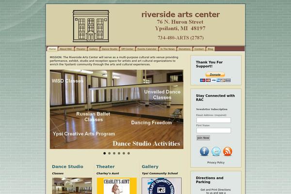 riversidearts.org site used Rac