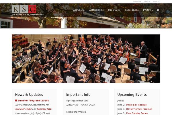 riversschoolconservatory.org site used Rsc