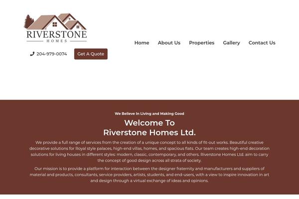 riverstonehomes.ca site used Rsconstruction