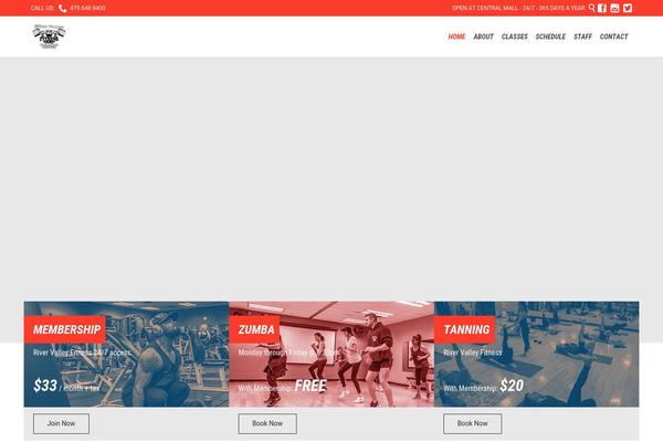 Fitness-wellness theme site design template sample