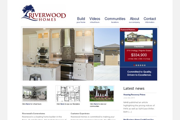 riverwoodhomes.com site used Riverwood1.0