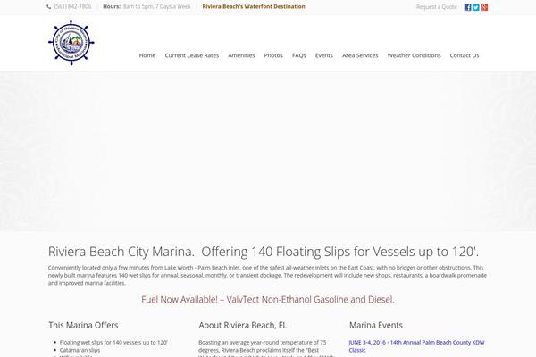 Beach theme site design template sample