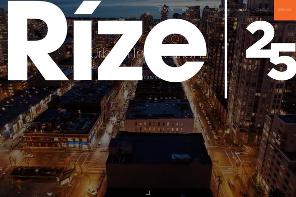 rize.ca site used Rize