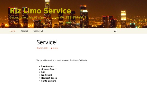 WordPress website example screenshot