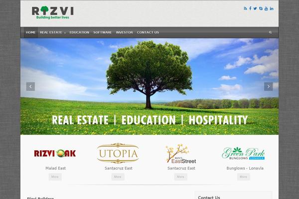 WordPress website example screenshot