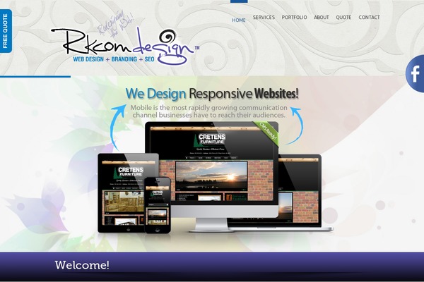 rkcomdesignservices.com site used Rkcom