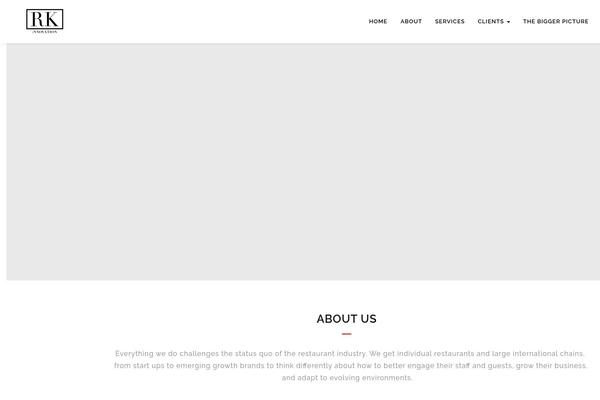 Rook theme site design template sample