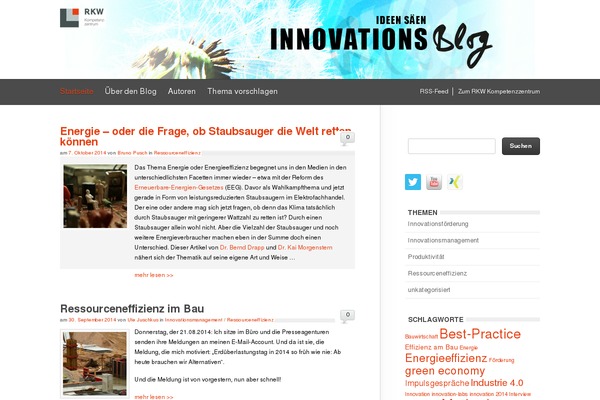 rkw-innovationsblog.de site used Rkwblog