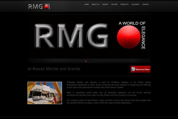 Rmg theme site design template sample