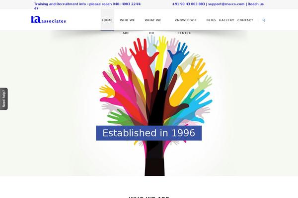 WordPress website example screenshot