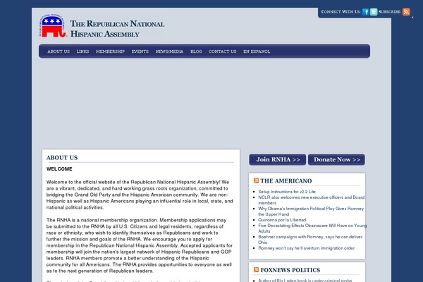 rnha.org site used Republican