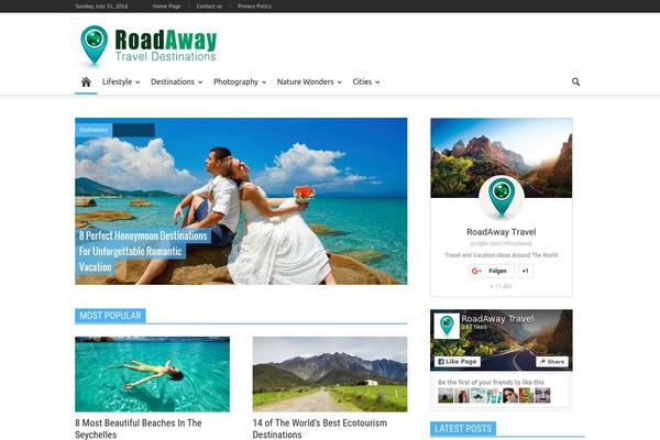 WordPress website example screenshot