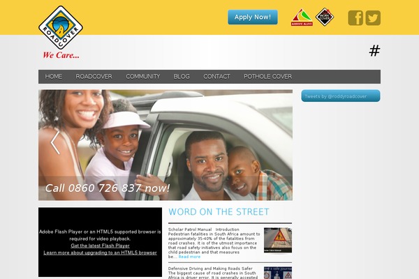 roadcover.co.za site used Roadcover