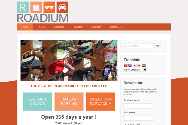 roadium.com site used Roadium