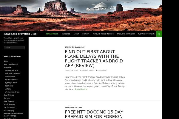 Twenty Fourteen theme site design template sample
