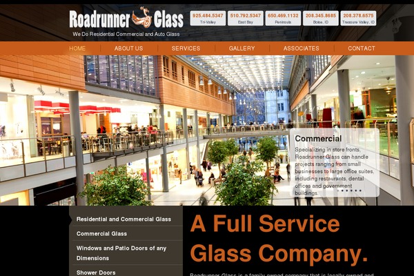 roadrunnerglass.com site used Roadrunner