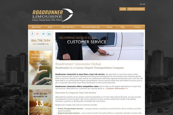 roadrunnerglobal.com site used Roadrunnerlimo