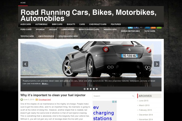 Carszone theme site design template sample