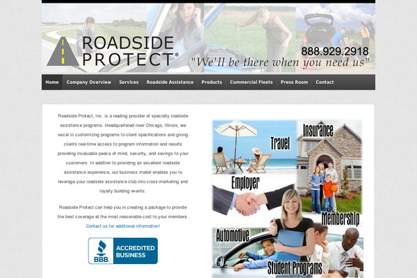 WordPress website example screenshot