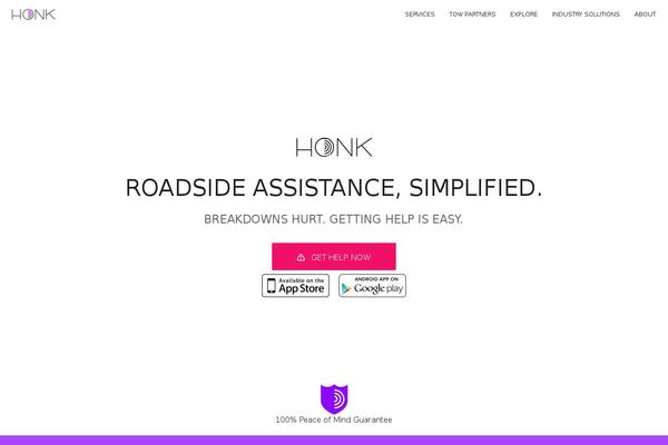 roadstruck.com site used Honk-1.3.7
