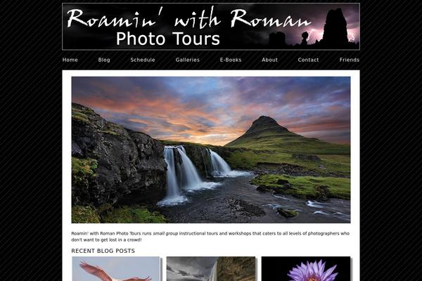 Prophoto4 theme site design template sample
