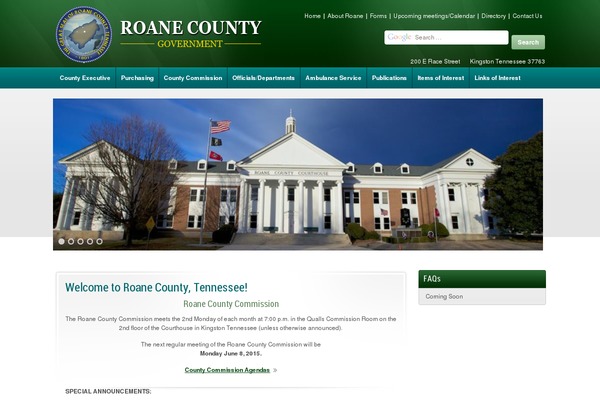 roanecountytn.gov site used Roane