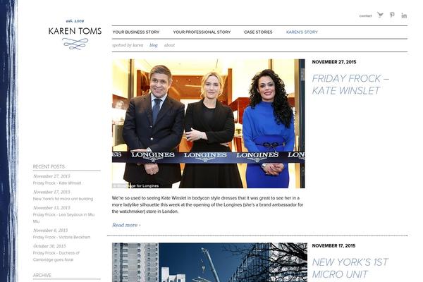 roaring-40s.com site used Blue-and-white