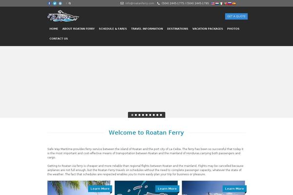 roatanferry.com site used Tourpackage-v2-04