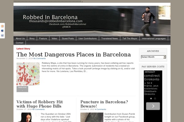 WordPress website example screenshot