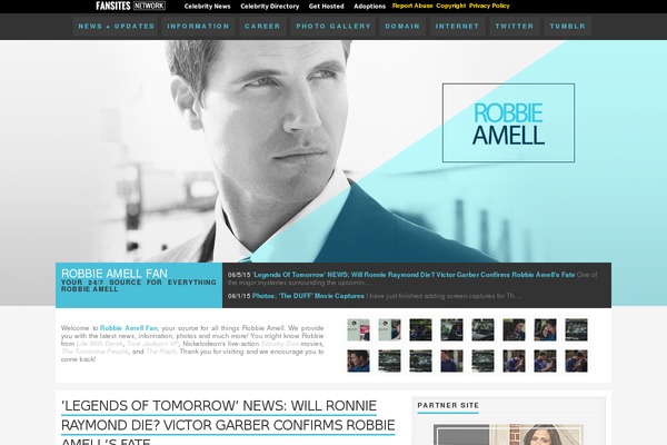 robbie-amell.com site used Sin21-wp30