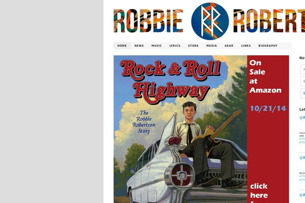 robbie-robertson.com site used Music-wordpress