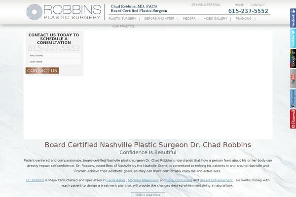 robbinsplasticsurgery.com site used Robbins
