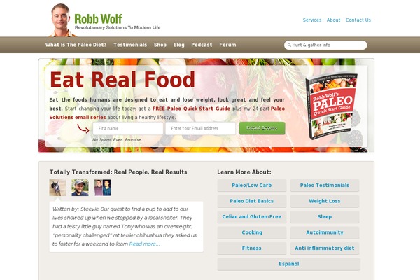 robbwolf.com site used Robb-wolf-2014