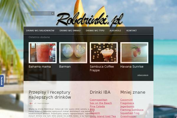 robdrinki.pl site used Drinks