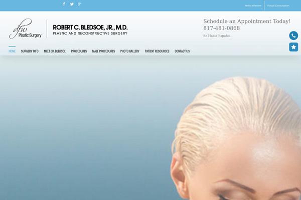 WordPress website example screenshot