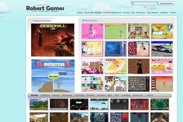 robert theme websites examples