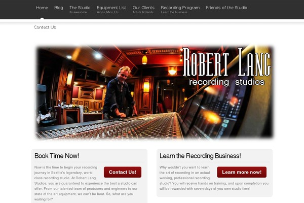 robertlangstudios.com site used Presstige