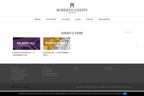 robertogreppi.com site used Robertogreppi