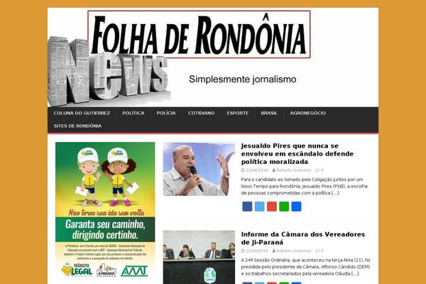 MH Magazine lite theme site design template sample