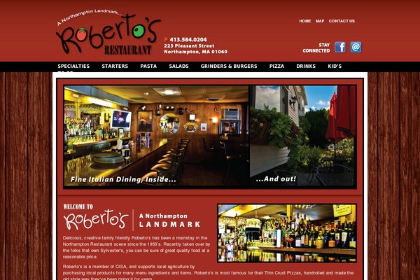 robertosnorthampton.com site used Robertos_theme